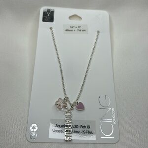 Icing Aquarius Necklace Silver